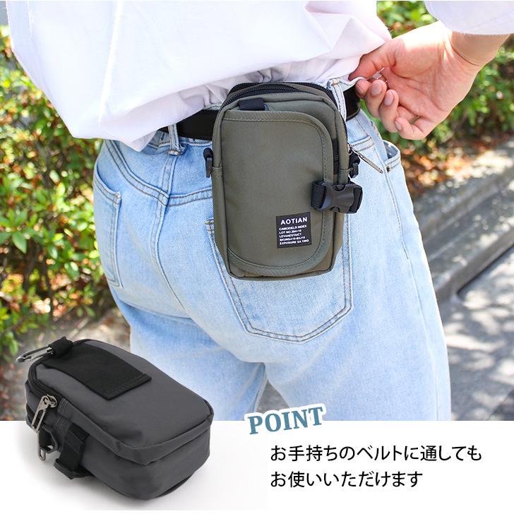 REAL STYLE スマホポーチ ショルダーバッグ メンズ レディース 小さい