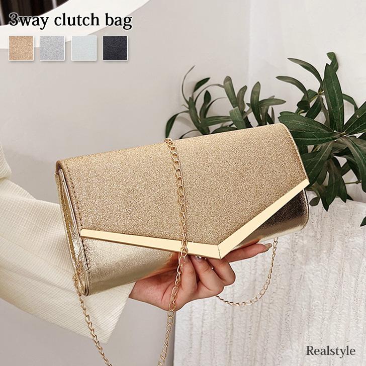 クラッチバッグ パーティーバッグ チェーンバッグ 結婚式 レディース ショルダー 軽い 斜めがけ 小さめ ミニ 肩掛け カバン おしゃれ ママ ラメ 二次会 Czysbg セレクトショップ Real Style 通販 Yahoo ショッピング