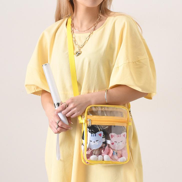 REAL STYLE(ファッション) ショルダーバッグ クリア 透明 REAL STYLE(ファッション) ショルダーバッグ クリア 透明