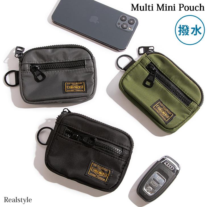 REAL STYLE ポーチ 小物入れ フラグメントケース コイン カード メンズ