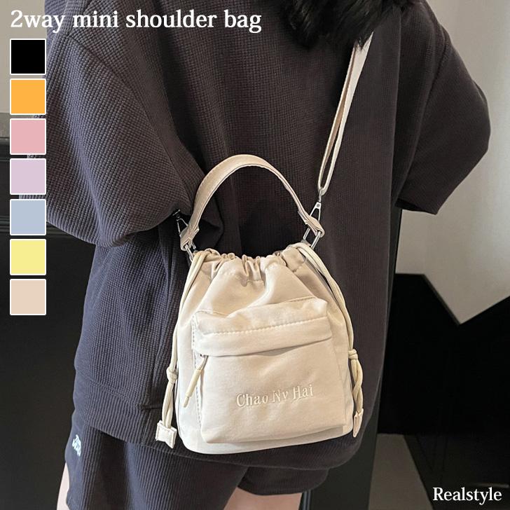 REAL STYLE ショルダーバッグ ポーチ ハンドバッグ レディース スマホ