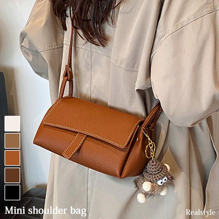 REAL STYLE ショルダーバッグ レディース 小さめ 軽量 ミニ 斜めがけ 