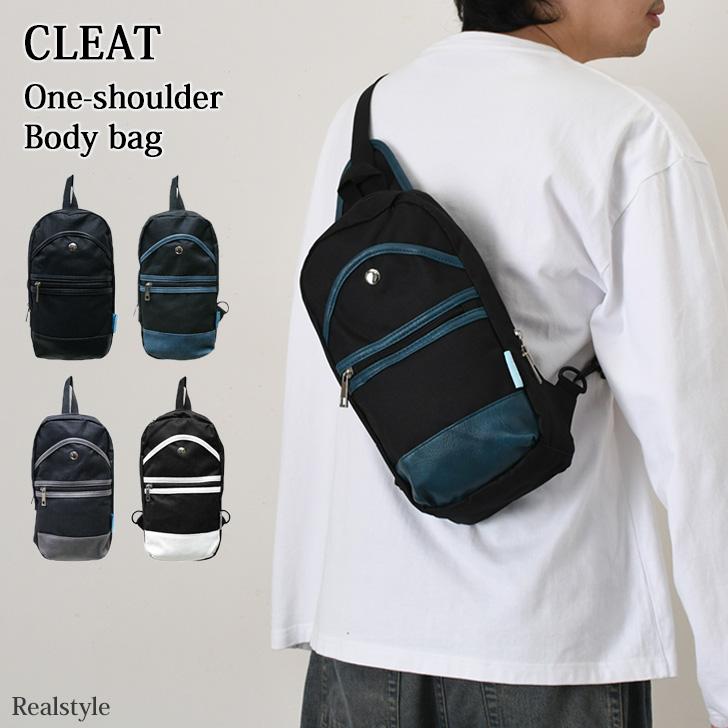 ブラック ボディバッグ シンプルデザイン REAL STYLE ボディバッグ メンズ 小さめ 軽い A5 斜めがけ マチ付き