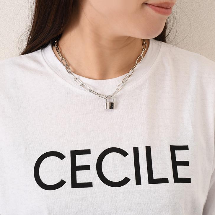 ブレスレットとネックレス　セット　（K） REAL STYLE ネックレス ブレスレット レディース チェーン ロックキー