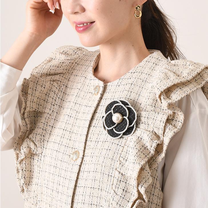 REAL STYLE(ファッション) コサージュ レディース ツイード REAL STYLE(ファッション) コサージュ レディース ツイード