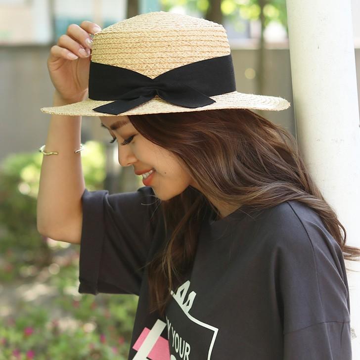 麦わら帽子 レディース 夏 Uv カンカン帽 ぼうし ハット つば広 日よけ 紫外線 日焼け 対策 おしゃれ かわいい 旅行 天然素材 Skn セレクトショップ Real Style 通販 Yahoo ショッピング