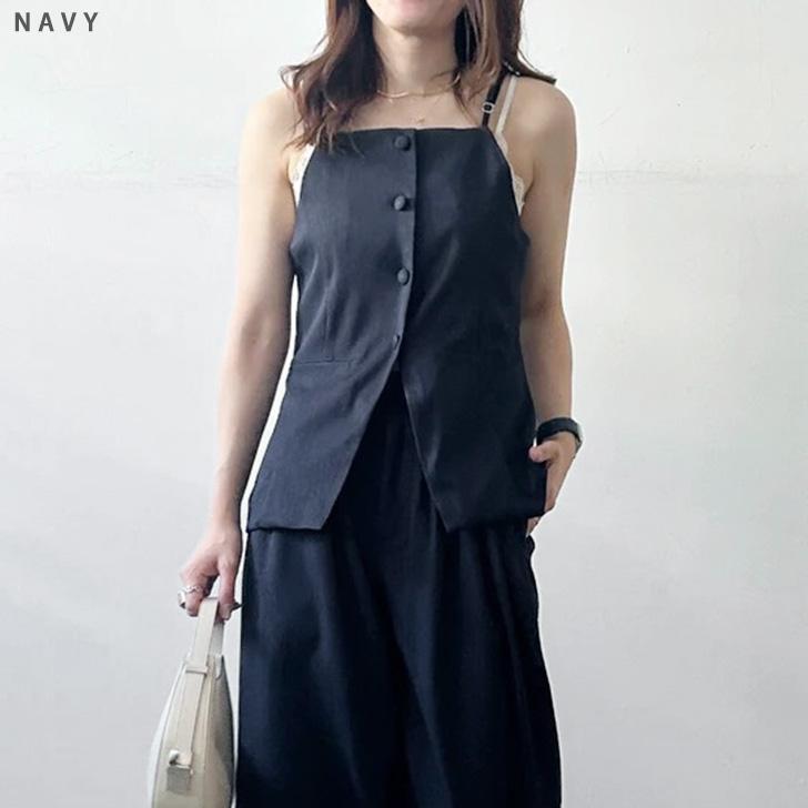 REAL STYLE キャミソール 重ね着 レイヤード ビスチェ レディース
