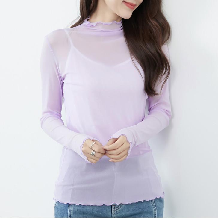 REAL STYLE(ファッション) シアートップス 長袖 インナー REAL STYLE(ファッション) シアートップス 長袖 インナー