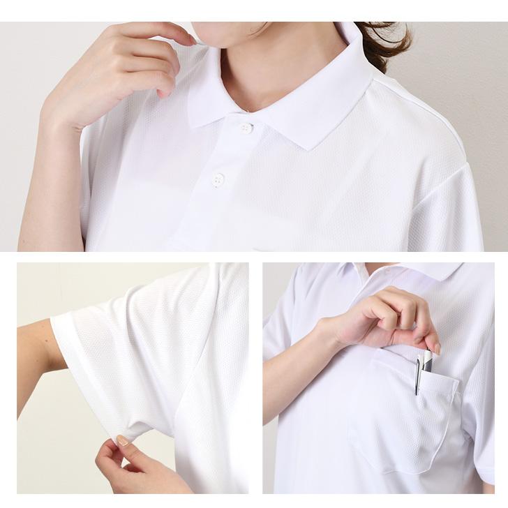 REAL STYLE ポロシャツ メンズ レディース 半袖 吸汗速乾 胸ポケット T