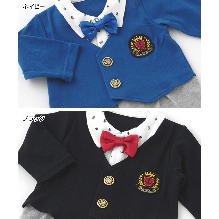 ロンパース・カバーオール Stitched Collar Baby Suits XS ロンパース カバーオール 新生児 70 80 長袖 男の子 赤ちゃん ベビー