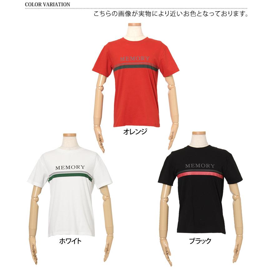 Tシャツ レディース 半袖 綿 ロゴ 韓国 トップス カットソー おしゃれ プリント カジュアル コットン ライン 春コーデ 夏 薄手 シンプル 伸縮性 Spdzn248 セレクトショップ Real Style 通販 Yahoo ショッピング