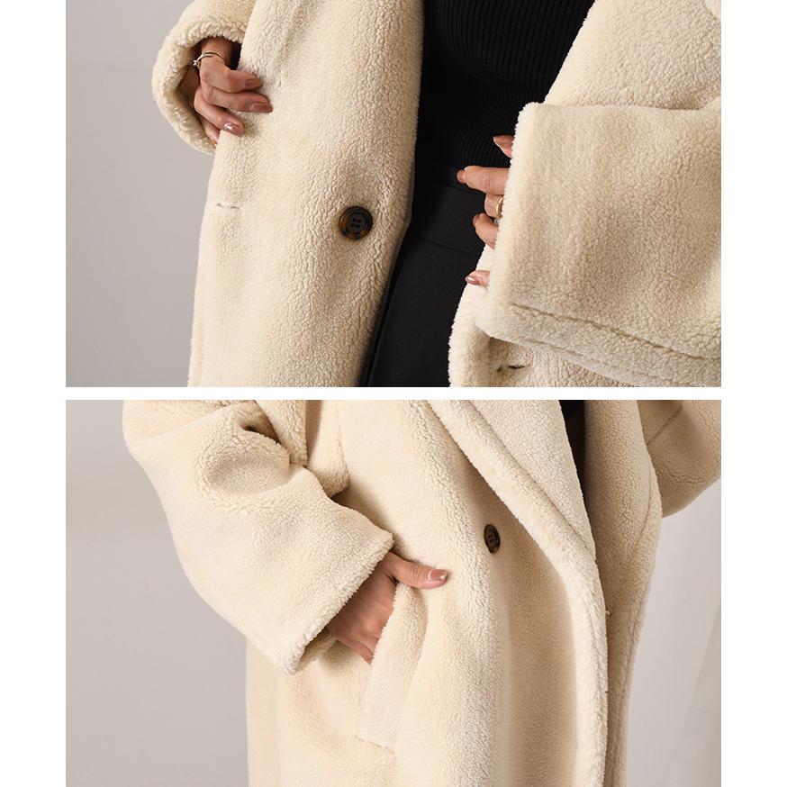 REAL STYLE(ファッション) コート レディース 冬 ロング ボア REAL STYLE(ファッション) コート レディース 冬 ロング ボア