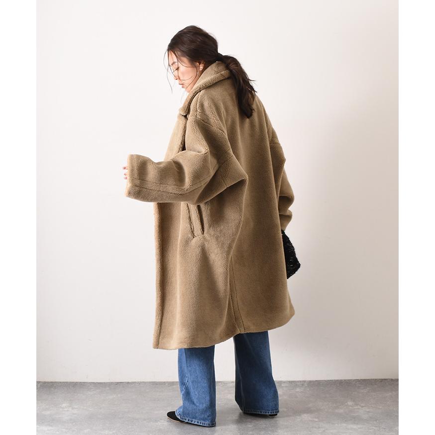 REAL STYLE(ファッション) コート レディース 冬 ロング ボア REAL STYLE(ファッション) コート レディース 冬 ロング ボア