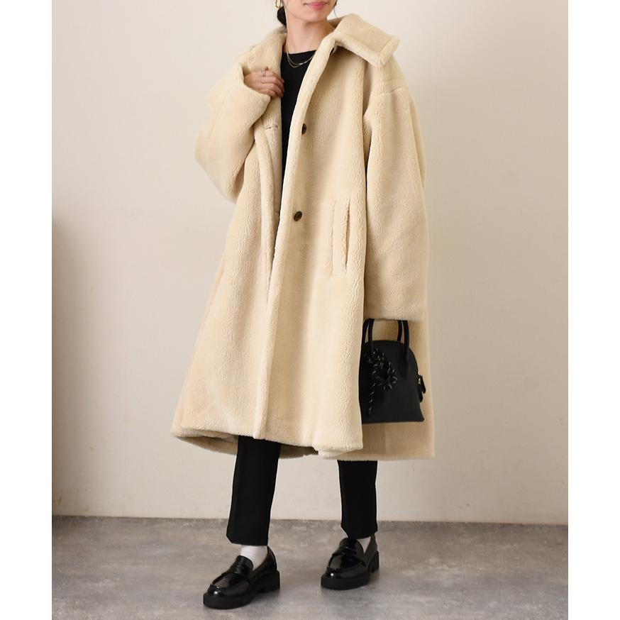 REAL STYLE(ファッション) コート レディース 冬 ロング ボア REAL STYLE(ファッション) コート レディース 冬 ロング ボア