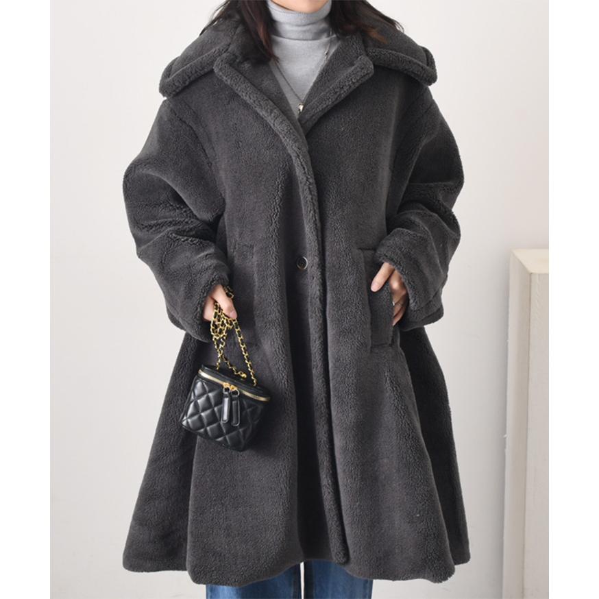 REAL STYLE(ファッション) コート レディース 冬 ロング ボア REAL STYLE(ファッション) コート レディース 冬 ロング ボア