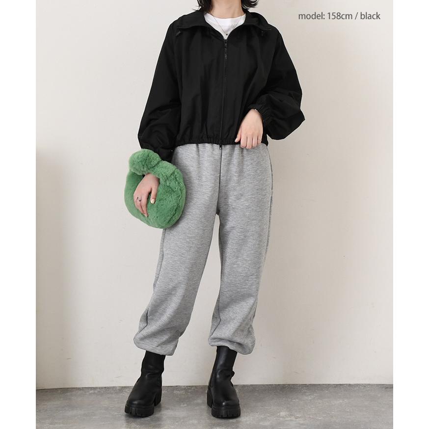 REAL STYLE ブルゾン レディース 秋 冬 ショート丈 ダブルジップ 
