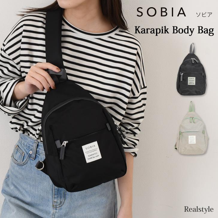 REAL STYLE SOBIA ソビア ボディバッグ レディース おしゃれ 撥水 a5