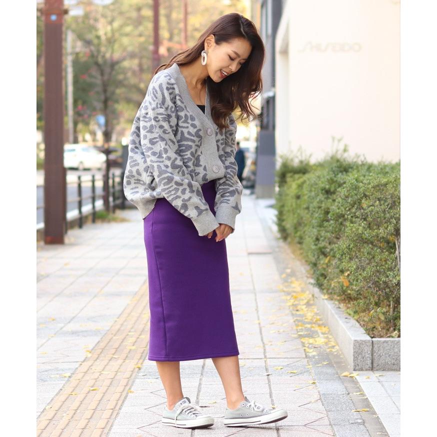 タイトスカート ロング 黒 冬 秋 コーデ スウェット レディース 裏起毛  