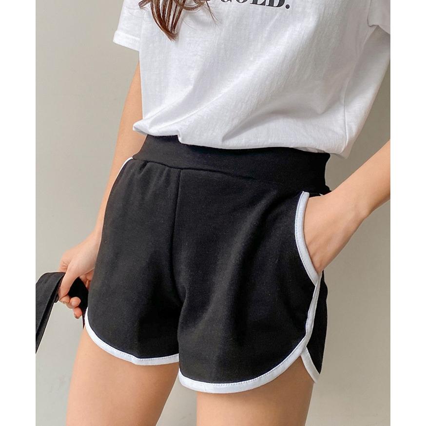 REAL STYLE ショートパンツ レディース スポーツ 短パン ショーパン 綿