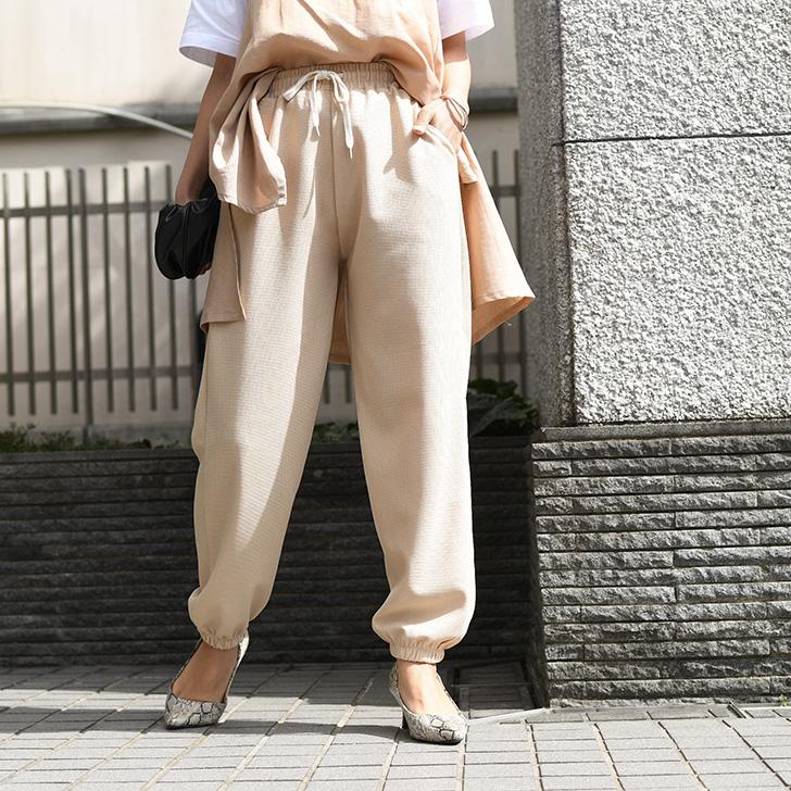 ジョガーパンツ レディース 春 オフィス きれいめ ロング おしゃれ