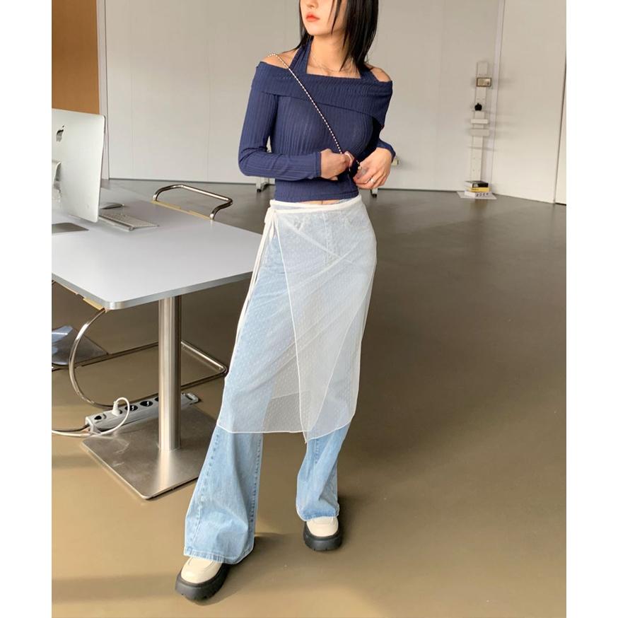 REAL STYLE ラップスカート レディース スカート 巻きスカート