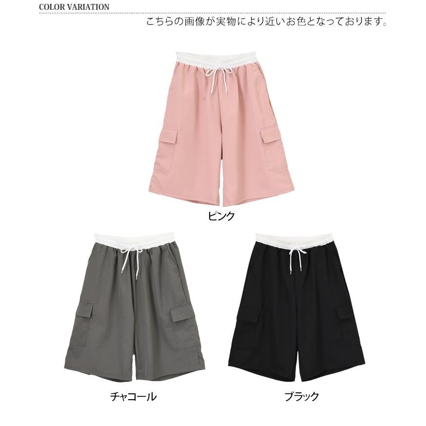 REAL STYLE ハーフパンツ 夏 涼しい レディース 半ズボン カーゴ