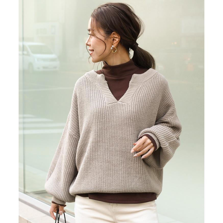 REAL STYLE(ファッション) ハイネック レディース 長袖 REAL STYLE(ファッション) ハイネック レディース 長袖