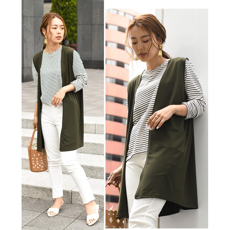 魅力の ジレ レディース ロング 夏 コーデ 春 白 黒 カーディガン ベスト シームレス 薄手 涼しい カジュアル きれいめ ノースリーブ シアー 羽織り おしゃれ Aynaelda Com