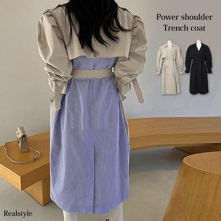 REAL STYLE（ファッション） スプリングコート レディース トレンチ 