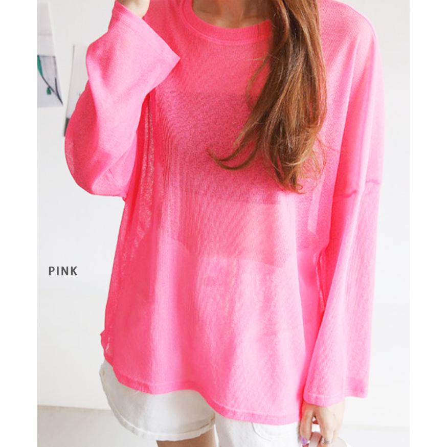 REAL STYLE(ファッション) シアートップス レディース 長袖 夏 REAL STYLE(ファッション) シアートップス レディース 長袖 夏