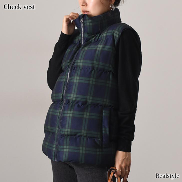 REAL STYLE(ファッション) ダウンベスト レディース 秋 冬 REAL STYLE(ファッション) ダウンベスト レディース 秋 冬
