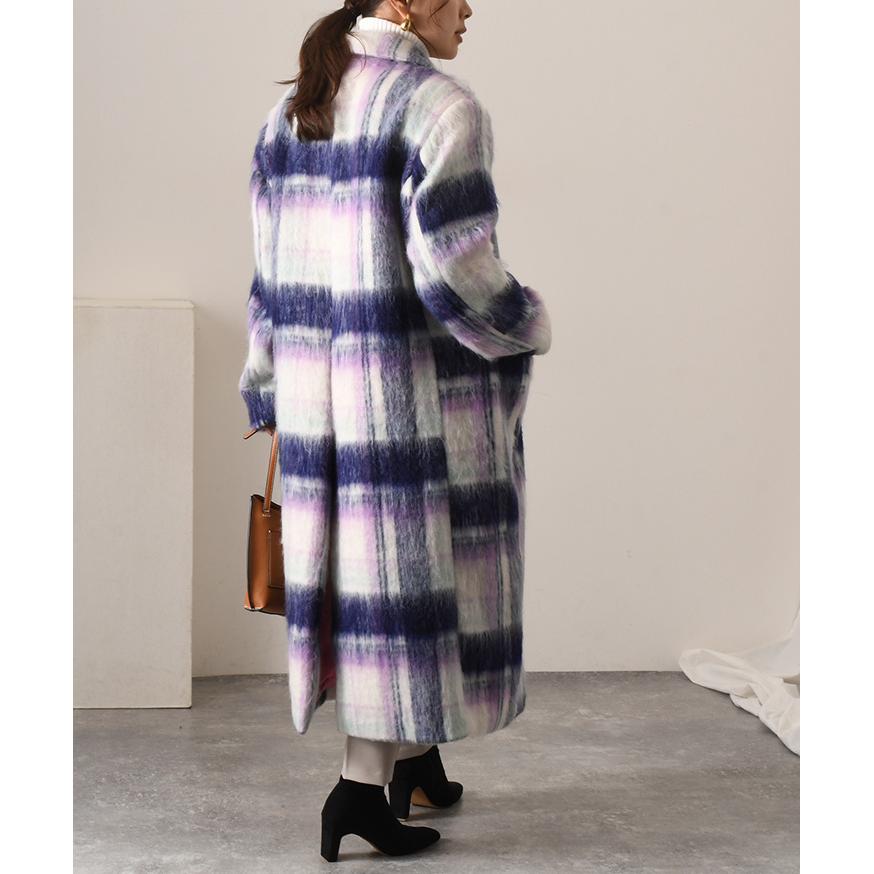 REAL STYLE(ファッション) チェスターコート ロング チェック REAL STYLE(ファッション) チェスターコート ロング チェック