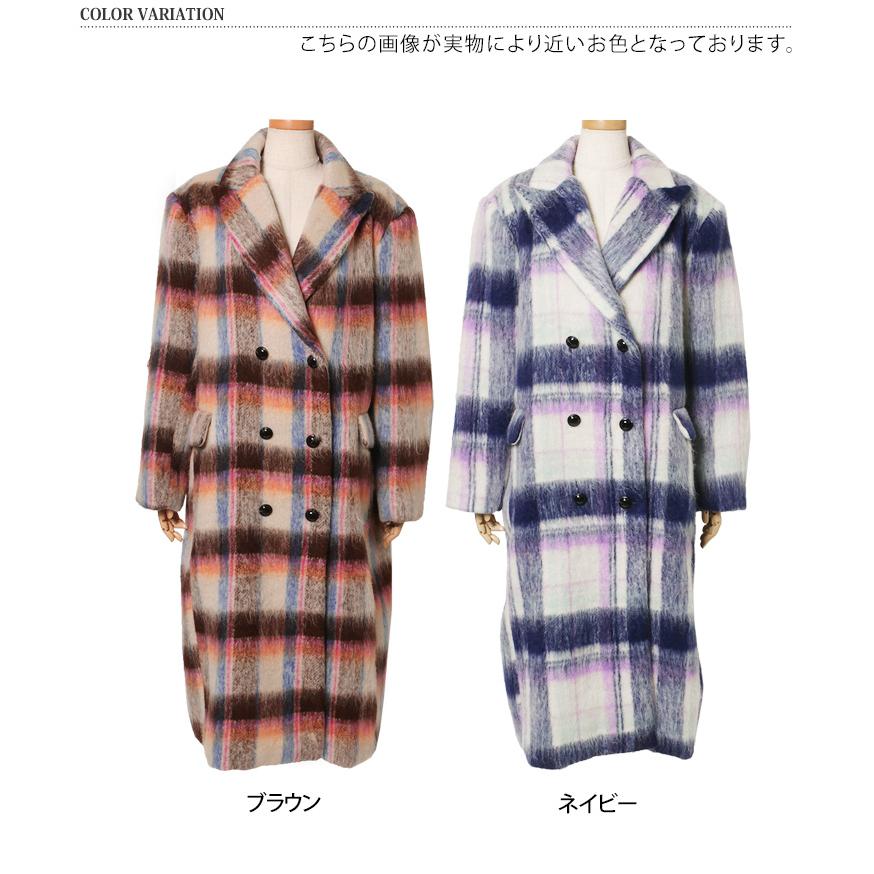 REAL STYLE(ファッション) チェスターコート ロング チェック REAL STYLE(ファッション) チェスターコート ロング チェック