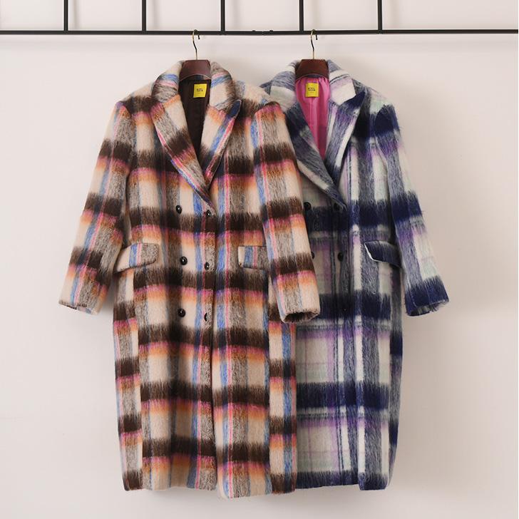REAL STYLE(ファッション) チェスターコート ロング チェック REAL STYLE(ファッション) チェスターコート ロング チェック