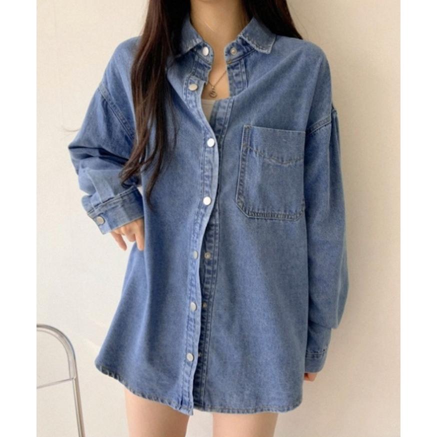 REAL STYLE(ファッション) デニムシャツ レディース 大きめ REAL STYLE(ファッション) デニムシャツ レディース 大きめ