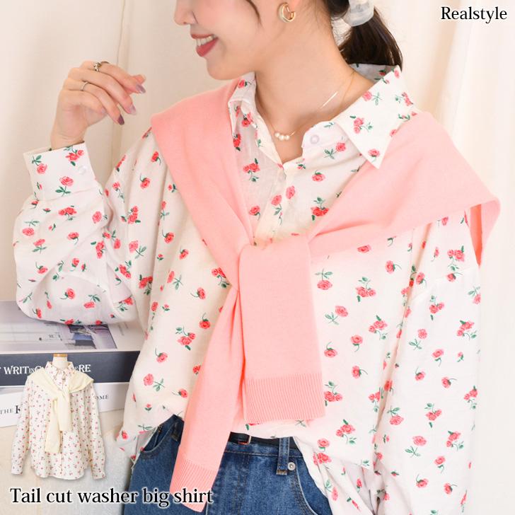 【lily様おまとめ】ジャカディ　襟付き長袖Tシャツ&花柄ブラウス 楽天市場】【新柄追加】リバティ LIBERTY シャツ衿 日本製 花柄