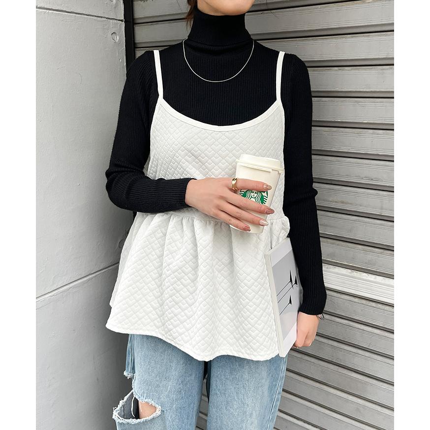 REAL STYLE キャミソール レイヤード ビスチェ レディース トップス 春