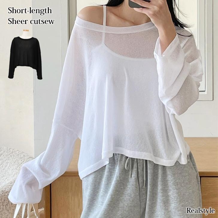 REAL STYLE シアートップス カットソー レディース トップス 涼しい 夏