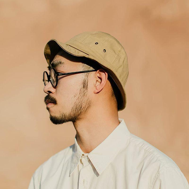 Croogo 夏用 キャップ メンズ 女優帽 帽子 メンズ バケットハット 帽子 リング 漁師帽子 漁師の帽子 帽子 日よけ メンズ 熱中症予防 軽量 使い勝手の良い