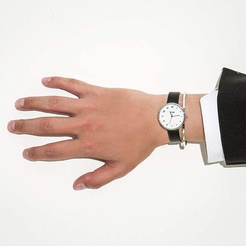 大人気定番商品 レディース おしゃれ 黒 ユニセックス シンプル カップル ペアウォッチ 黒ベルト 腕時計 メンズ Elfi Connection Klon メンズ腕時計 Services Luthercare Com