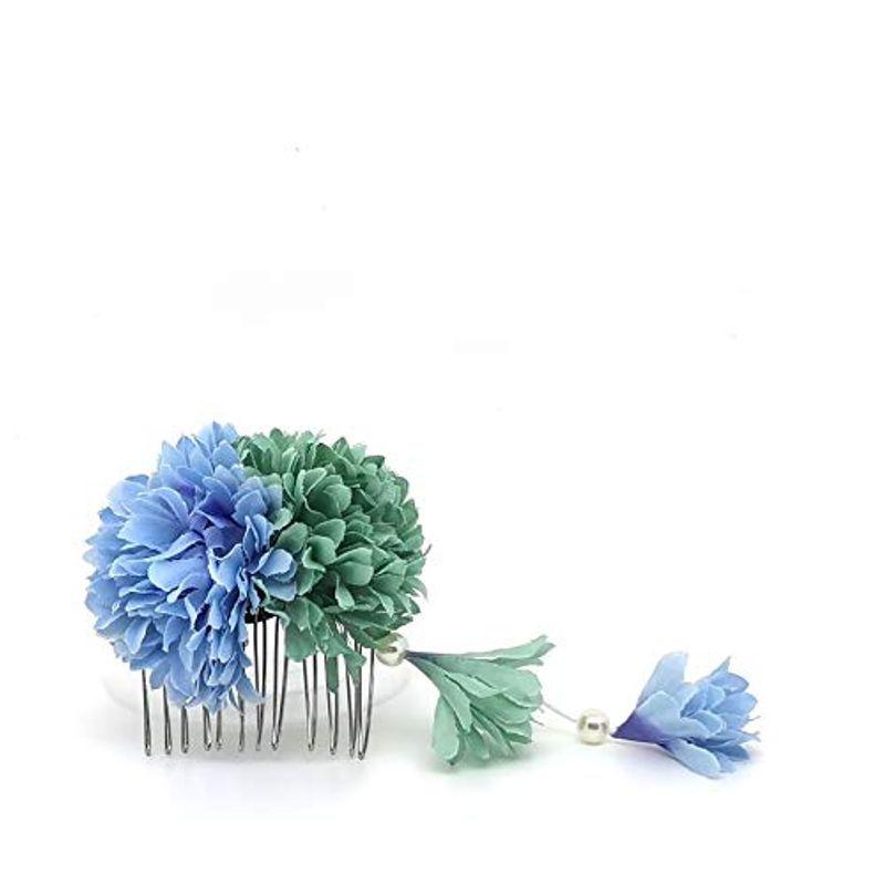 和装 髪飾り 造花 ヘッドドレス 花 ヘアアクセサリー ピンポンマム Uピン 花嫁 ウェディング 手作りは 着物 浴衣 和装 袴 振袖 卒業 Cooretto 通販 Yahoo ショッピング