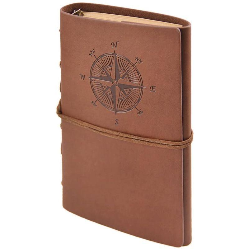 格安 リングノート おしゃれ A5 システム手帳 6穴 航海風 日記帳 アンティーク感 クラフト紙 手帳 メモ帳 旅行日記 Shipsctc Org