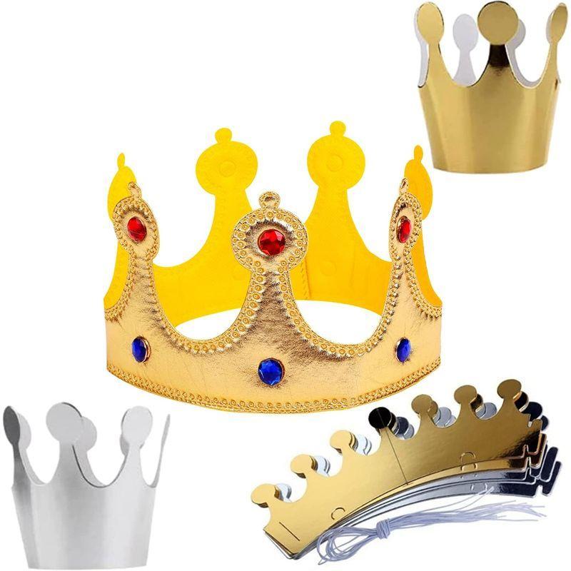 Q Continental 王冠 クラウン 帽子 誕生日 バースデー パーティー お祝い 主役 飾り 簡単 手作り ロイヤル 王冠3種セッ Cooretto 通販 Yahoo ショッピング