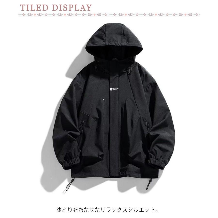 登山ウェア アウトドアジャケット メンズ キャンプ マウンテンパーカー