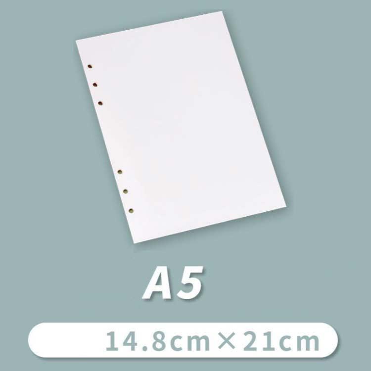 A5サイズ 6穴対応 シール帳 シート台紙 両面剥離紙 剥離紙シート 穴