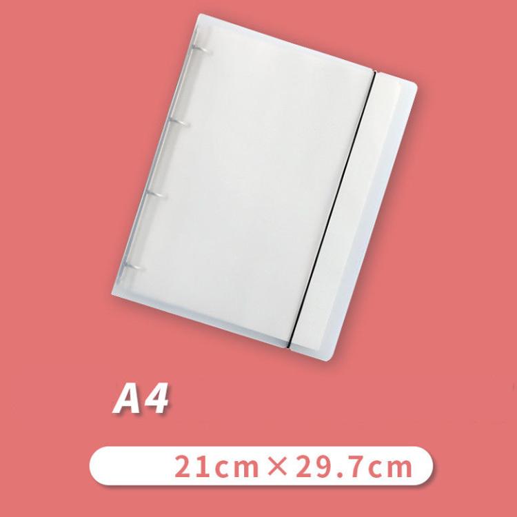 両面シール台紙 A4サイズ シール帳 貼って剥がせる A5サイズ 6 穴あき