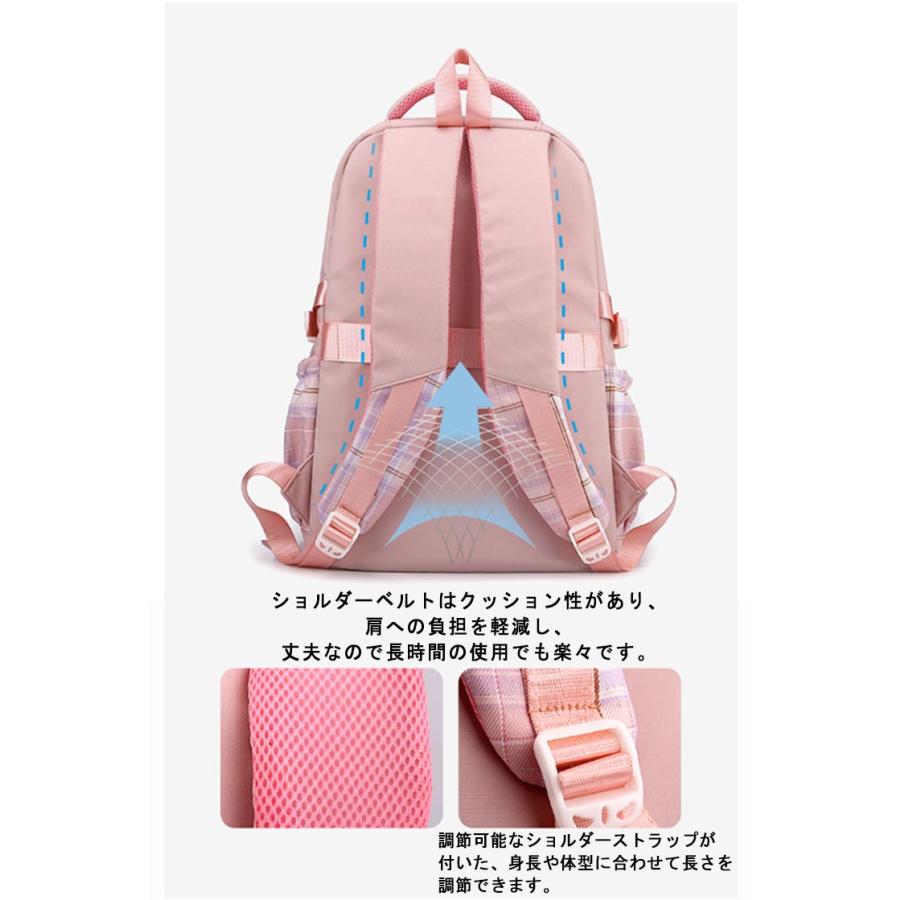 学生バッグ 子供用 キッズ リュックサック リュック 通学 女の子 軽量 