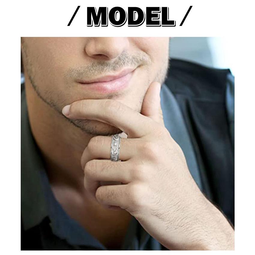 リング レディース 高級感 不安 ストレス解消リング 指輪 メンズ