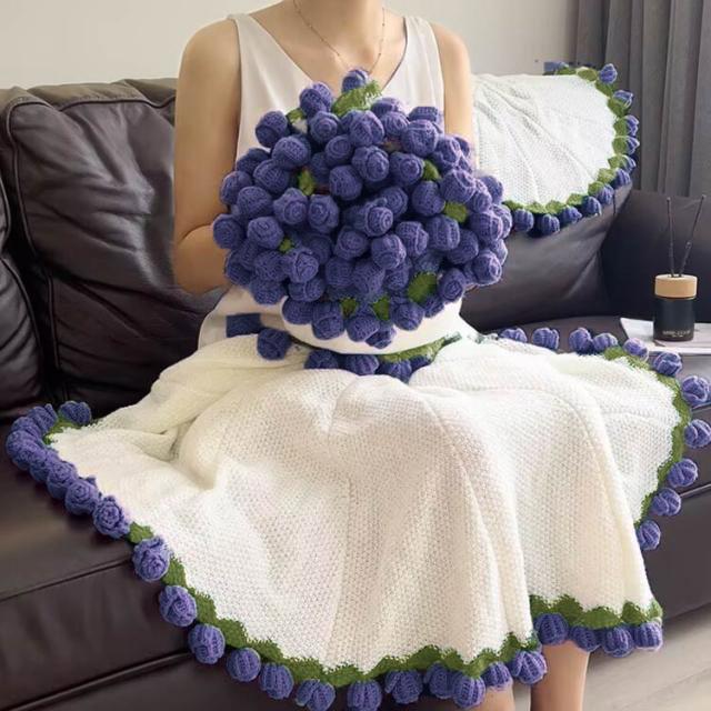 ブーケブランケット まるで花束のような魔法のブランケット 花束