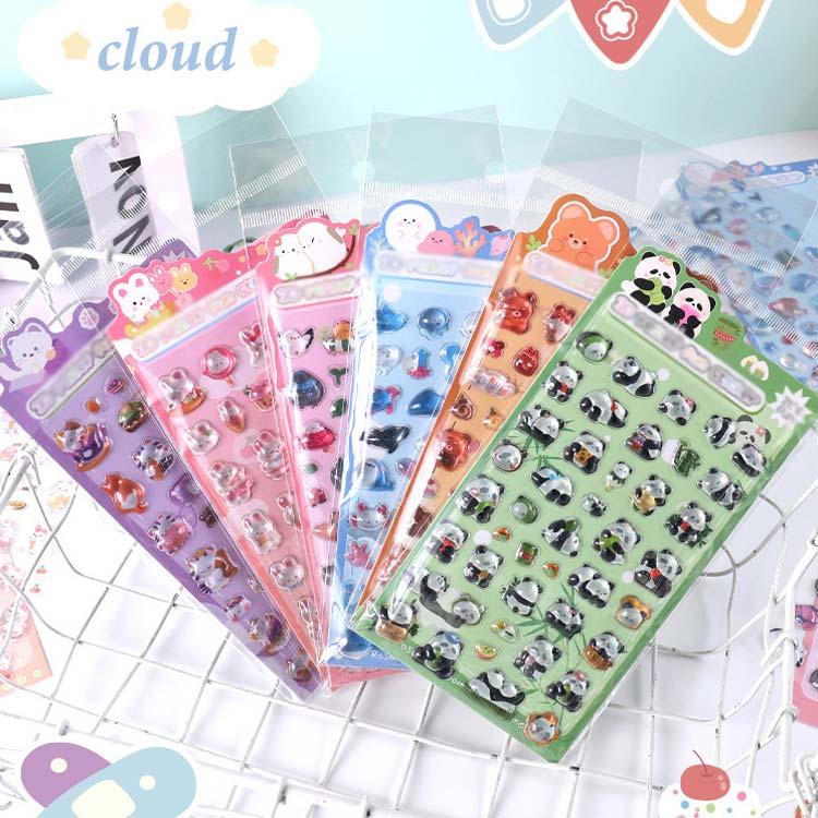 ボンボンドロップシール 6枚 サンスター文具 ディズニー ボンボンドロップシール 6柄 [M便 1/6